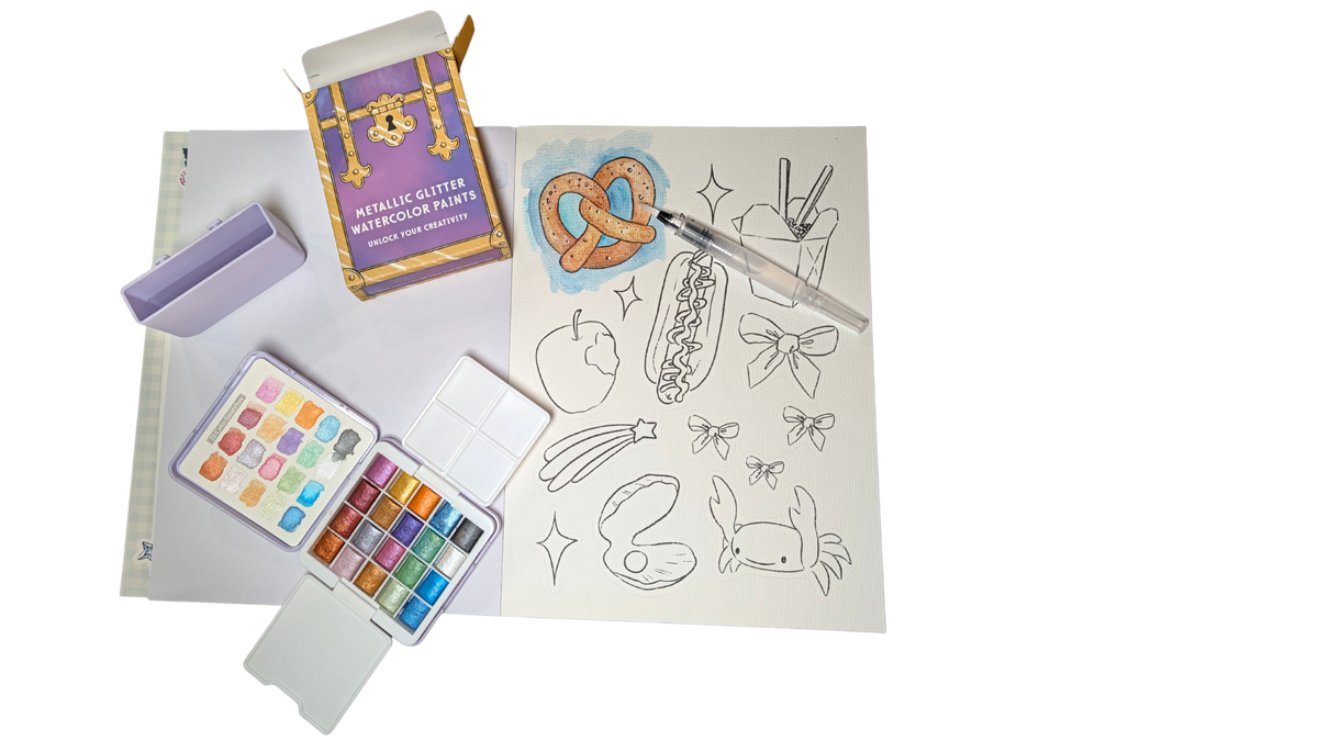 Build Your Own Watercolor Stickerbook Bundle