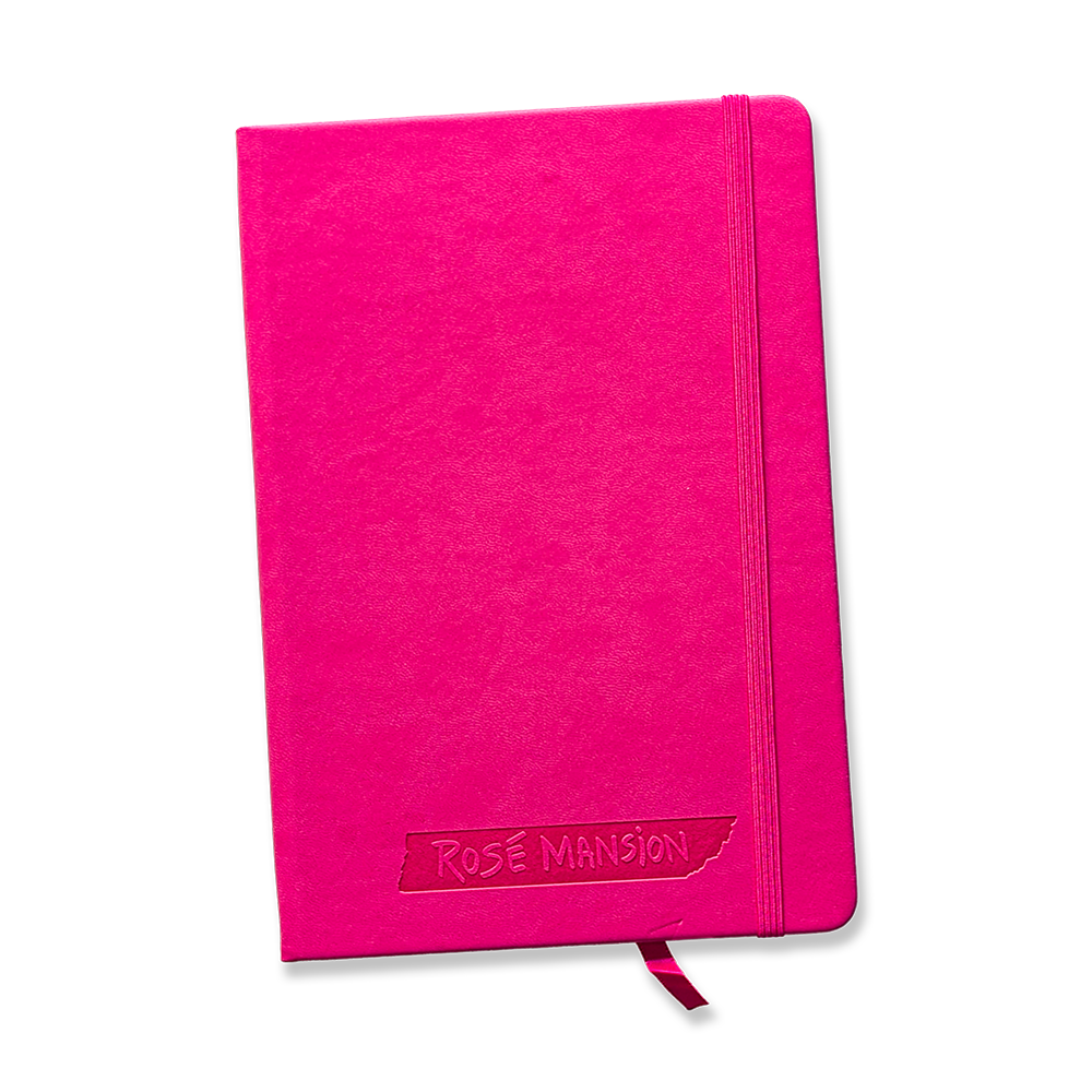 Rosé Mansion Pink Hardcover Journal